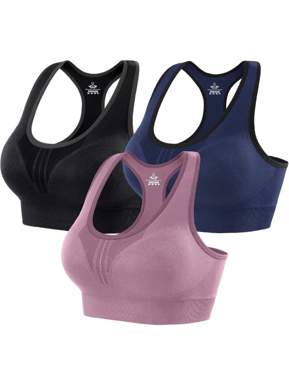 High Support Padded Racerback Sports Bra for Women - Comfortable & Stylish